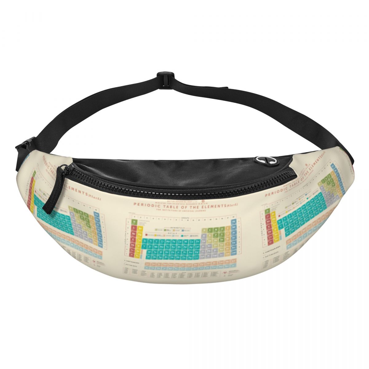 Men'S Accessories Travel Bag - Стильная поясная сумка с периодической таблицей
