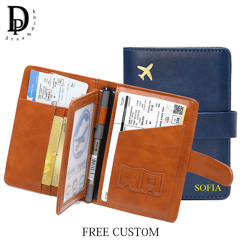 Men'S Accessories Travel Bag - Дорожный кошелек для паспорта с буквами