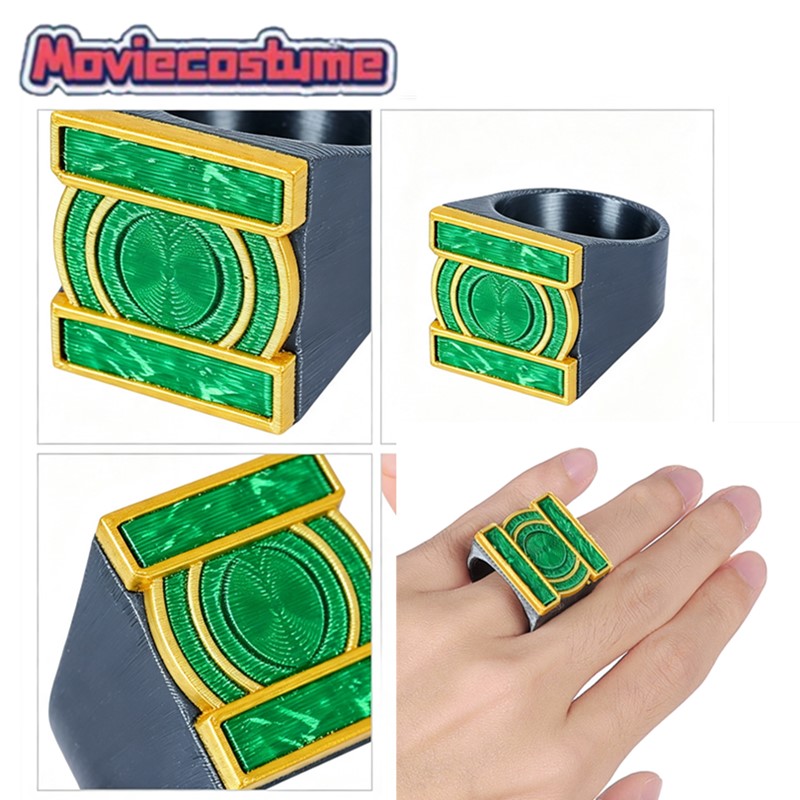 Men Accessories Jordan - Зеленые золотые кольца на пальцы для