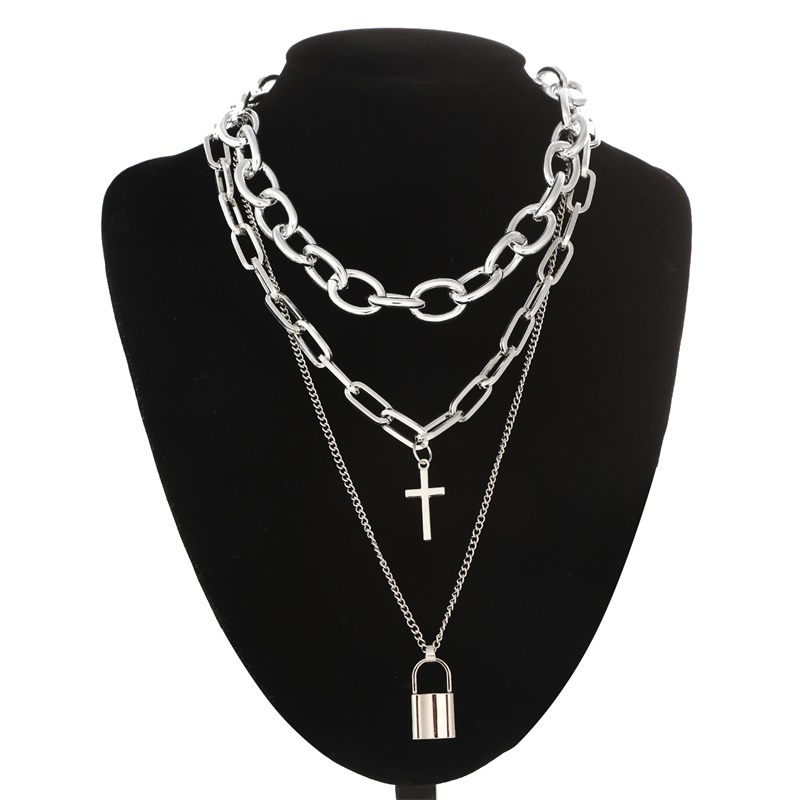 Многослойная гранж Эстетическа – обзор и цена Men Accessories Neck Chain