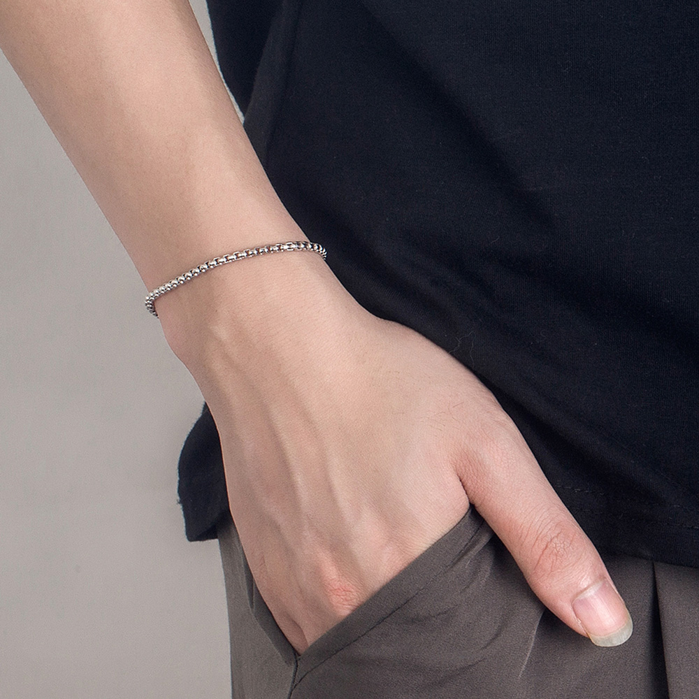 Унисекс браслет-манжета из сте – обзор и цена Men Accessories Chain And Bracelet