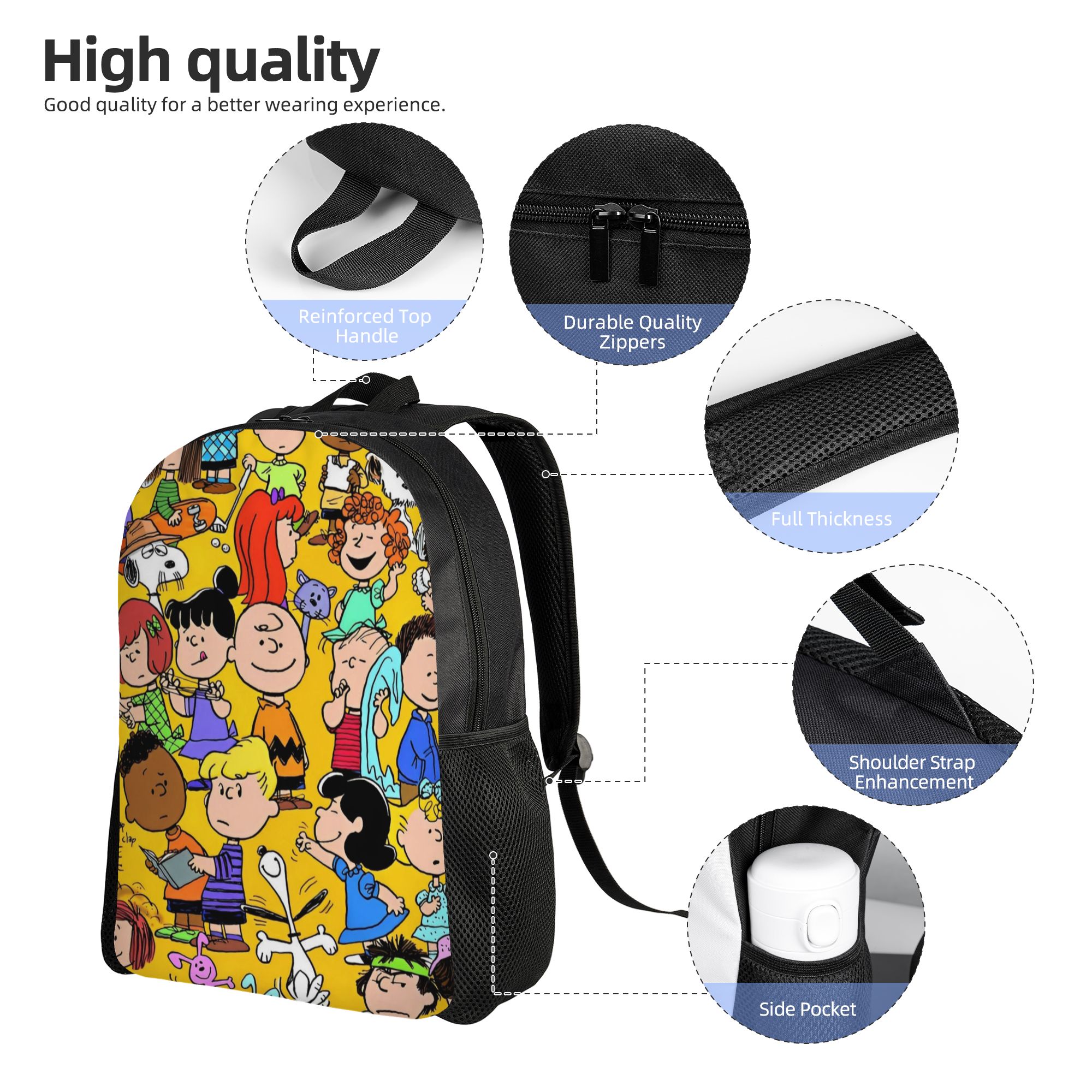 Модный рюкзак Snoopy Peanuts,  – обзор и цена Men'S Accessories Travel Bag